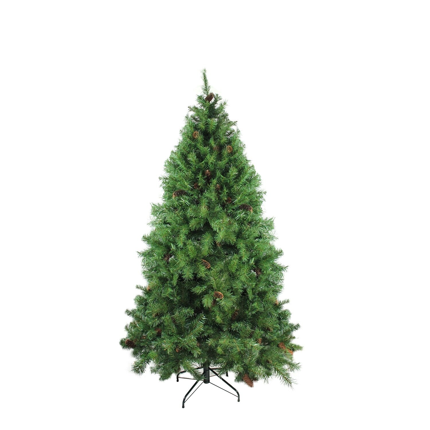 6.5 X 50 Dakota Red Pine Full Artificial Christmas Tree With Pine Cones Unlit