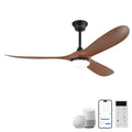 60 Inch Ceiling Fan With Lights 3 Abs Fan Blades Quiet Energy Efficient Dc Motor Smart App Remote Control 60 Inches