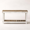 60 Inch White Combo Luxe Console