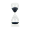 Clear Glass Navy Sand Crystal Base 60 Minute Hourglass Timer