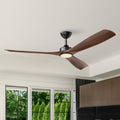 62 In Reversible 3 Blade Led Ceiling Fan With Light Kit And Remote
