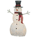 60 Inch Snowman Decoration With Clear Lights