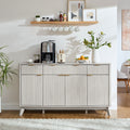 Modern Fluted Buffet Sideboard Coffee Kitchen Cabinet Wine Bar