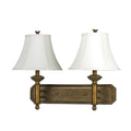 Pineapple Metal And Resin 2 Light 60 Watt Hotel Wall Lamp