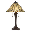 Tiffany Style 2 Light 60 Watt Table Lamp
