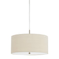 Addison Linen Drum Shade 3 Light 60 Watt Pendant Light