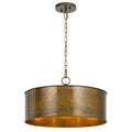 Rochefort Goldtone Metal 3 Light Chandelier