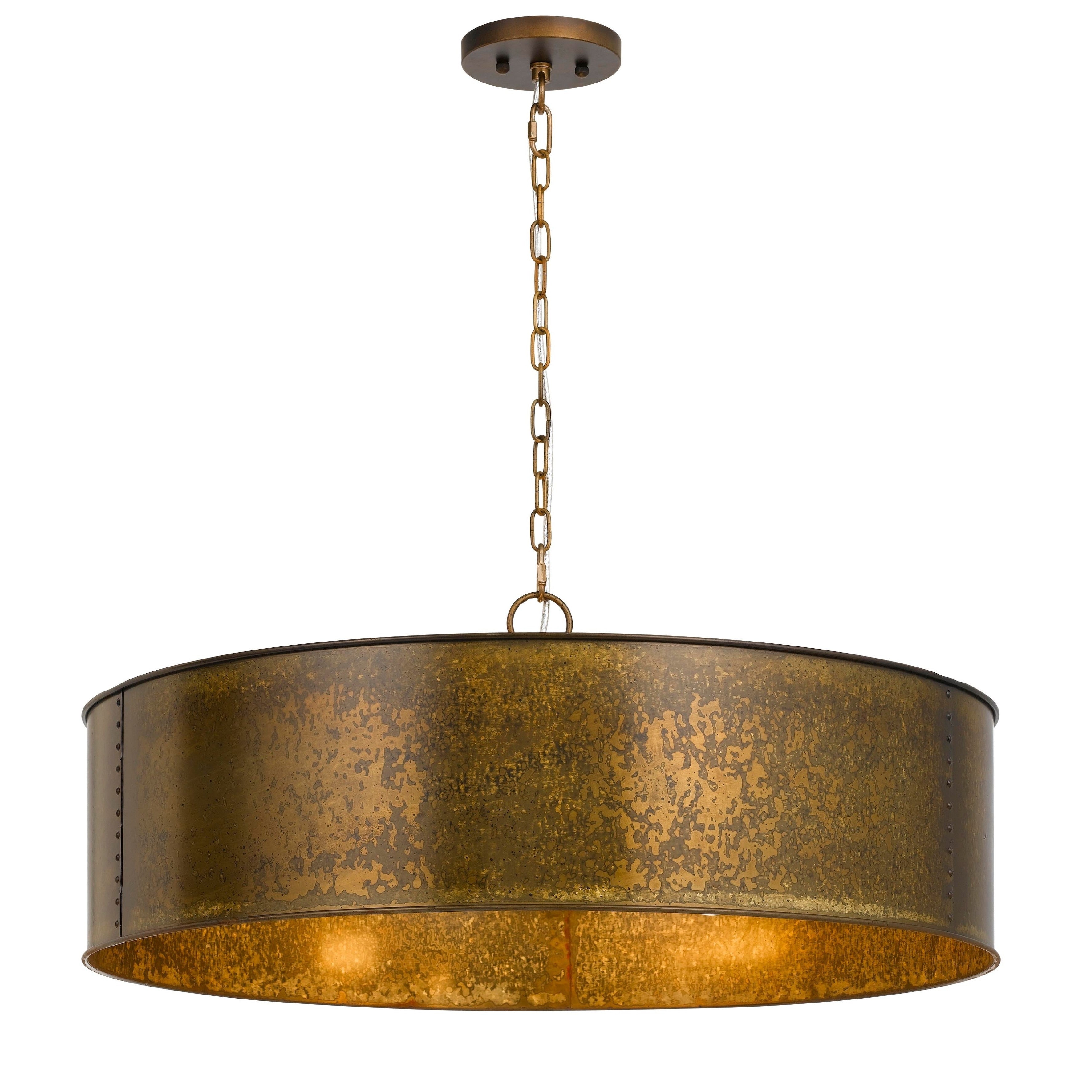 Rochefort Goldtone Metal 5 Light Chandelier