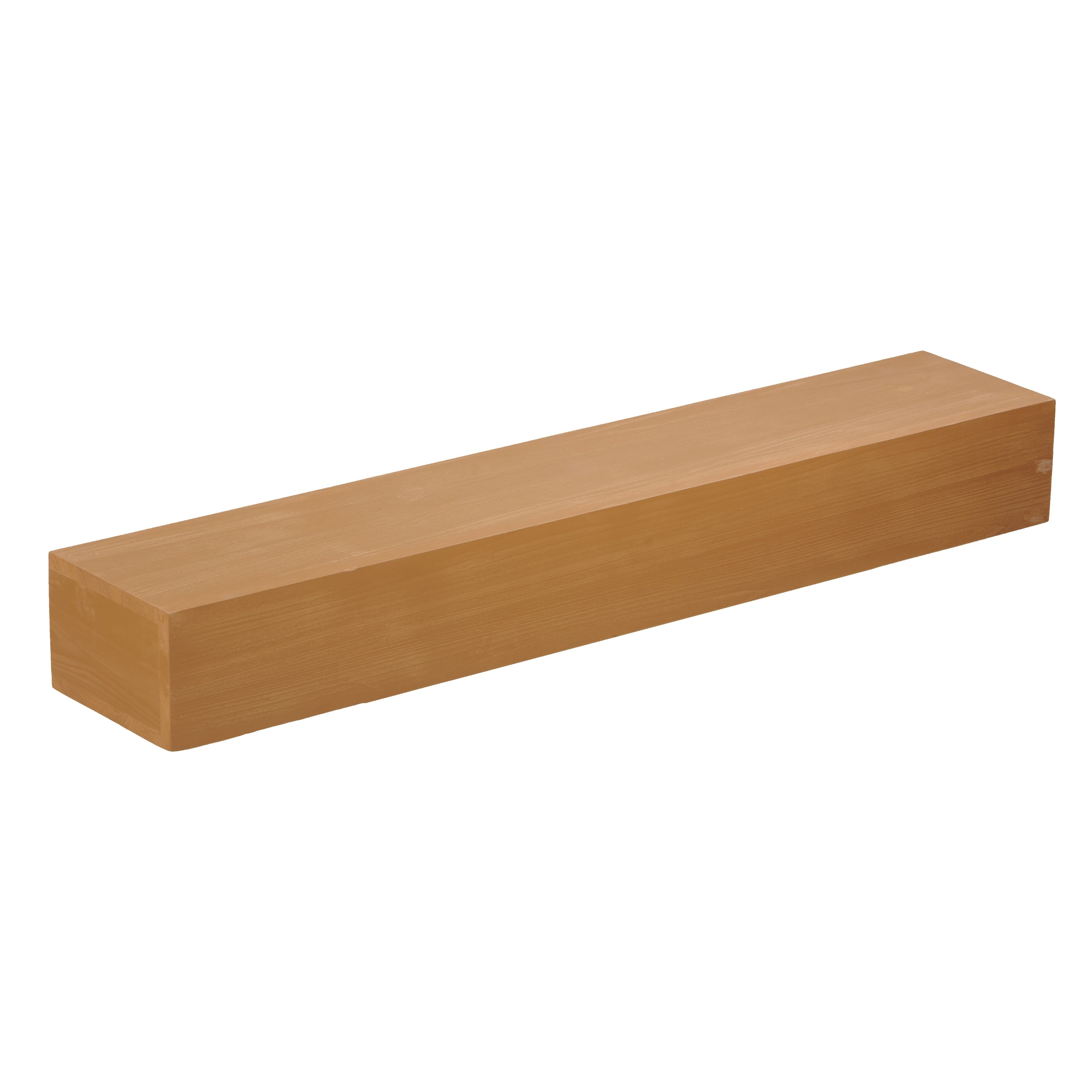 60 Fireplace Mantel Fir Wood Wall Mounted Floating Shelf For Home Decor With Flat Surface