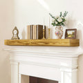 60 Fireplace Mantel Rustic Fireplace Mantle Shelf With Invisible Brackets Handcrafted Wood Floating Fireplace Mantel