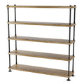 60 Hanging Bookshelf For Living Room Decor Multi Tier Pipe Shelf Bracket Real 1.5 Thick 14 Deep Wood Boards Farmhouse