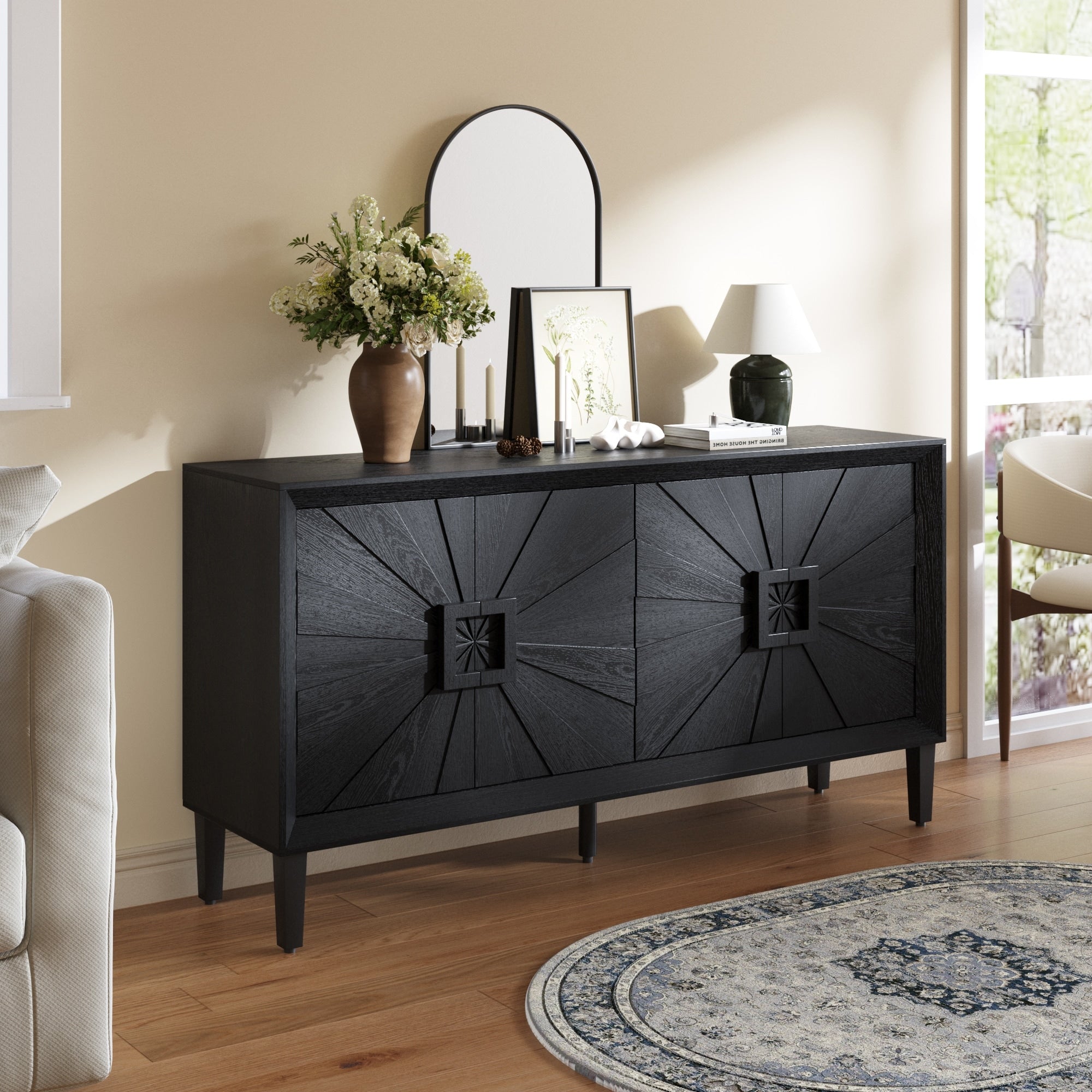 60 Premium Rustic American Farmhouse Credenza