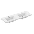 60 In. W X 26 In. D Integrated Resin Bathroom Sink Vanity Top Rectangular Sink One Piece Design