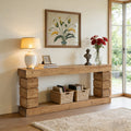 62.9 Solid Wood Console Table Long Sofa Table For Entryway Living Room
