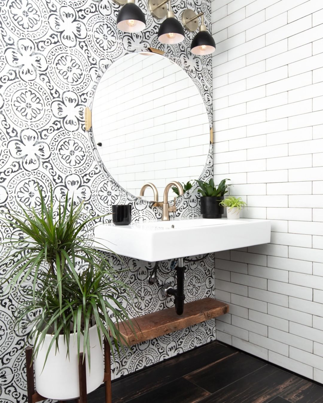 Nexus White Marble Canister Large