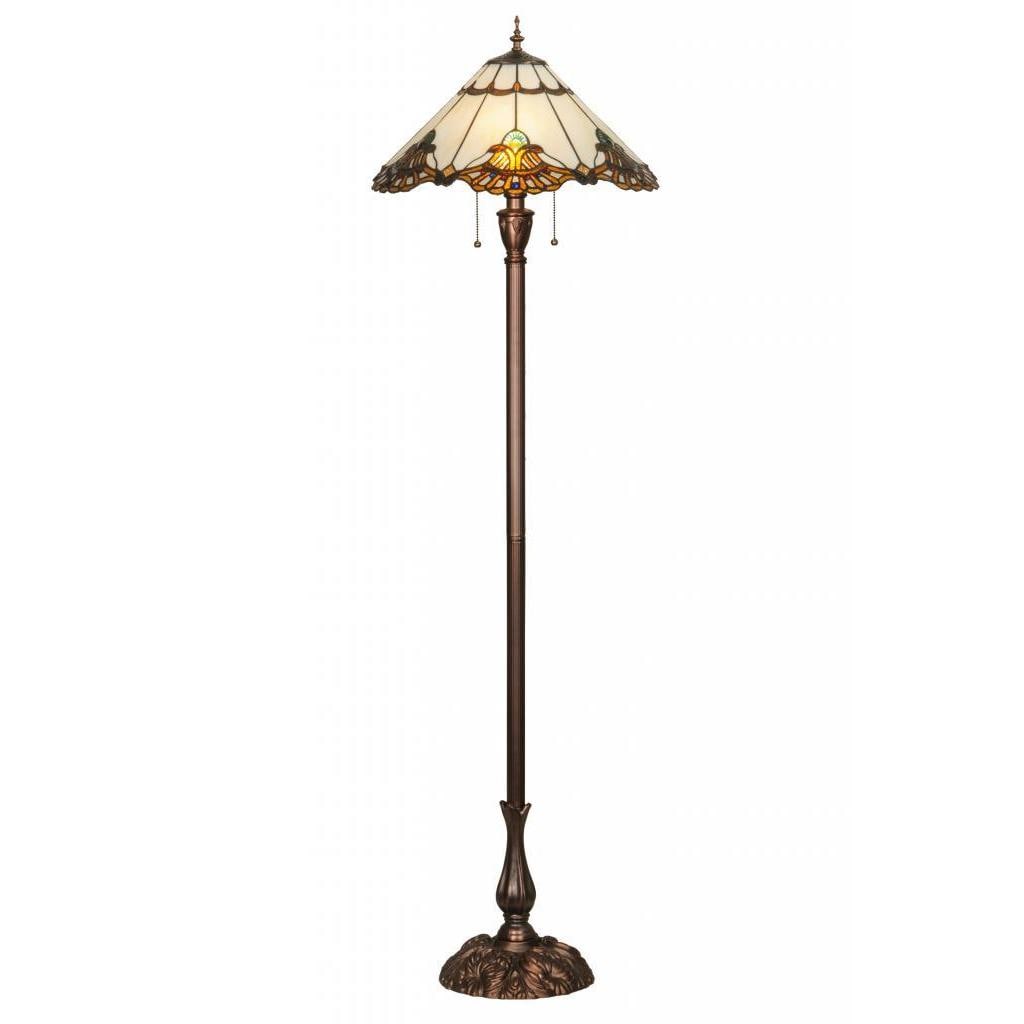 63 Inch Shell With Jewels Floor Lamp