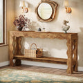 63 Inch Console Tables For Entryway Modern Accent Sofa Table With Storage Shelf 63 L X 11.81 W X 33.46 H