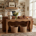 63 Inch Farmhouse Solid Wood Rectangular Dining Table With U Shaped Leg Base