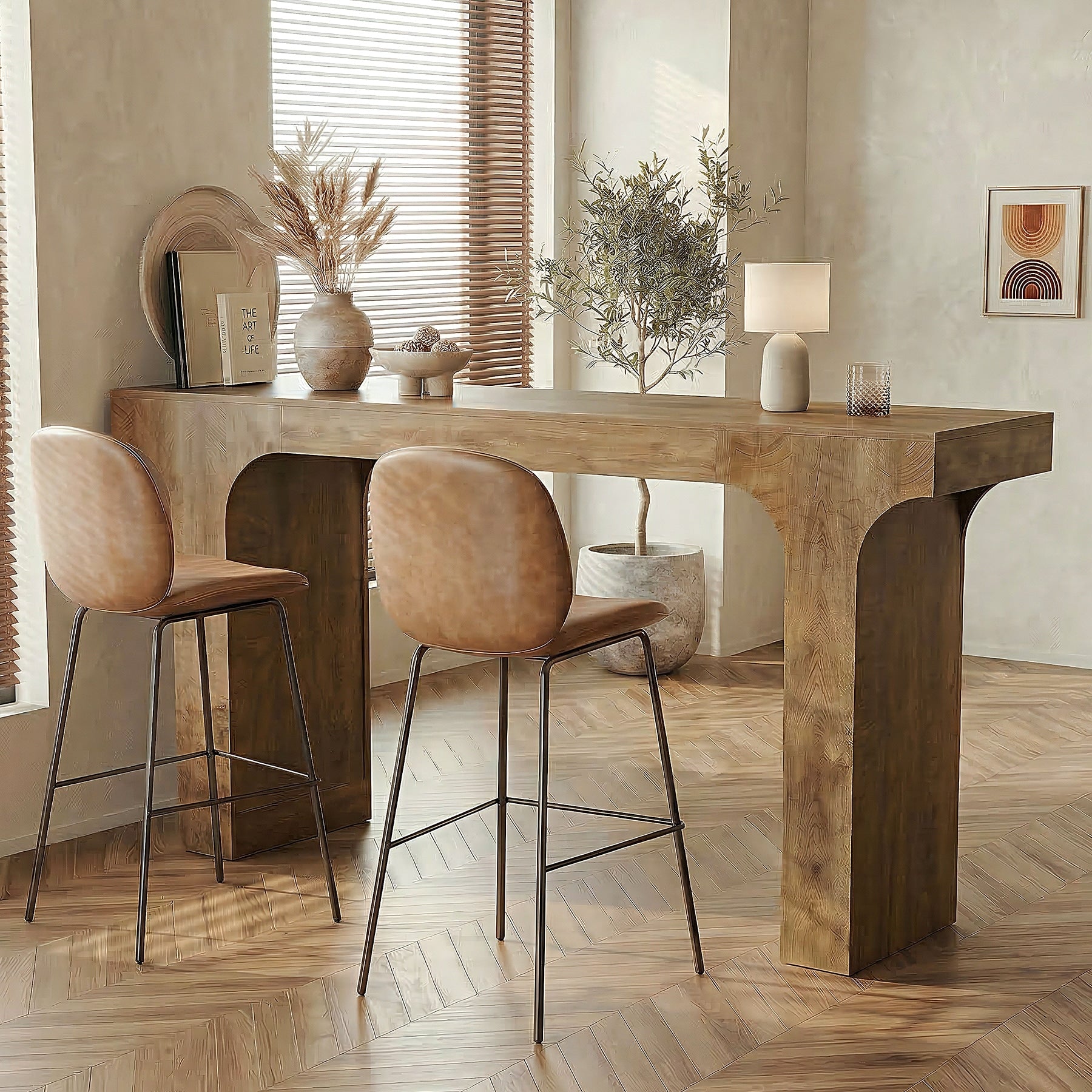 63 Inch Long Bar Table Counter Height Pub Table Rectangular High Top Bar Table Home Bar Units