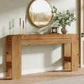 63 Inch Solid Wood Console Table Sofa Table Behind Couch For Entryway Living Room Foyer