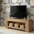 63 Inch Solid Wood Tv Stand Media Console For Up To 75 Tv