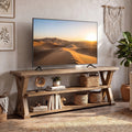63 Inch Tv Stand For 55 60 65 70 Inch Tvs Tv Console Entertainment Center With Shelves Media Console For Living Room Bedroom