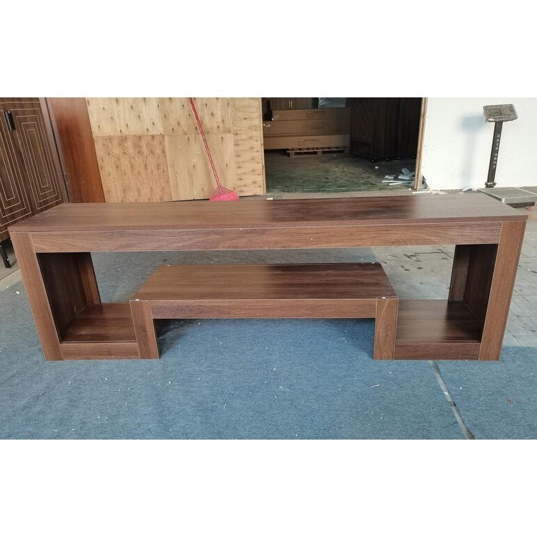 63 Inch Tv Stand For 55 60 65 Inch Tvs Farmhouse Entertainment Center With Open Storage Shelves