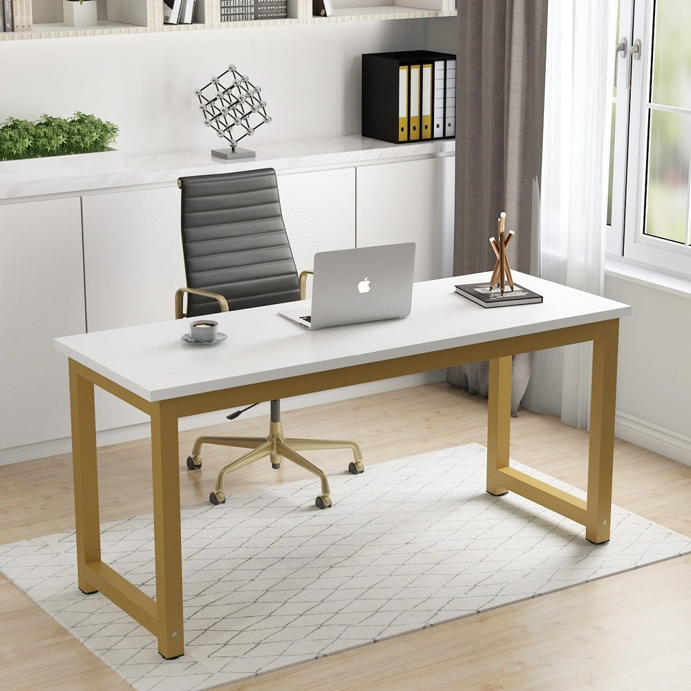 63 Inch Computer Desk Study Writing Table Workstation