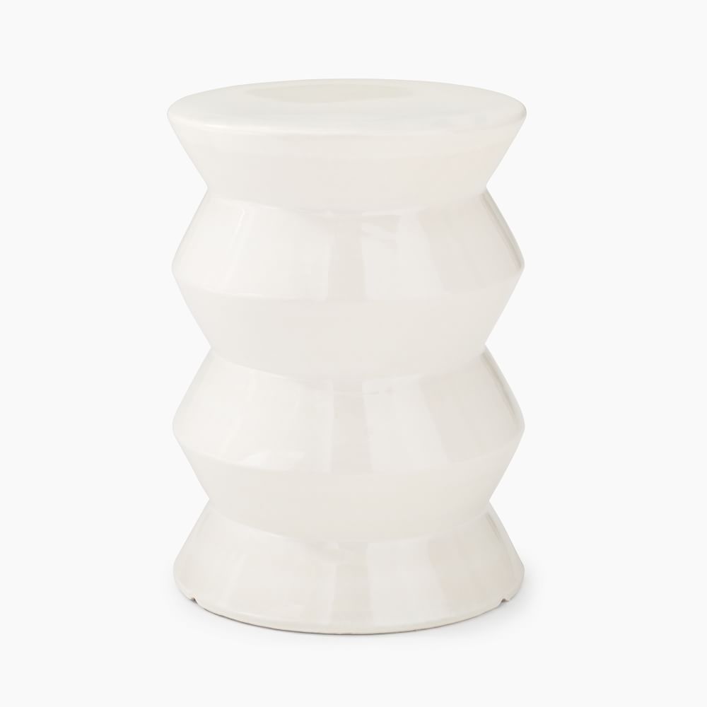 Cami Indoor/Outdoor Garden Ceramic Round Side Table (33 cm)