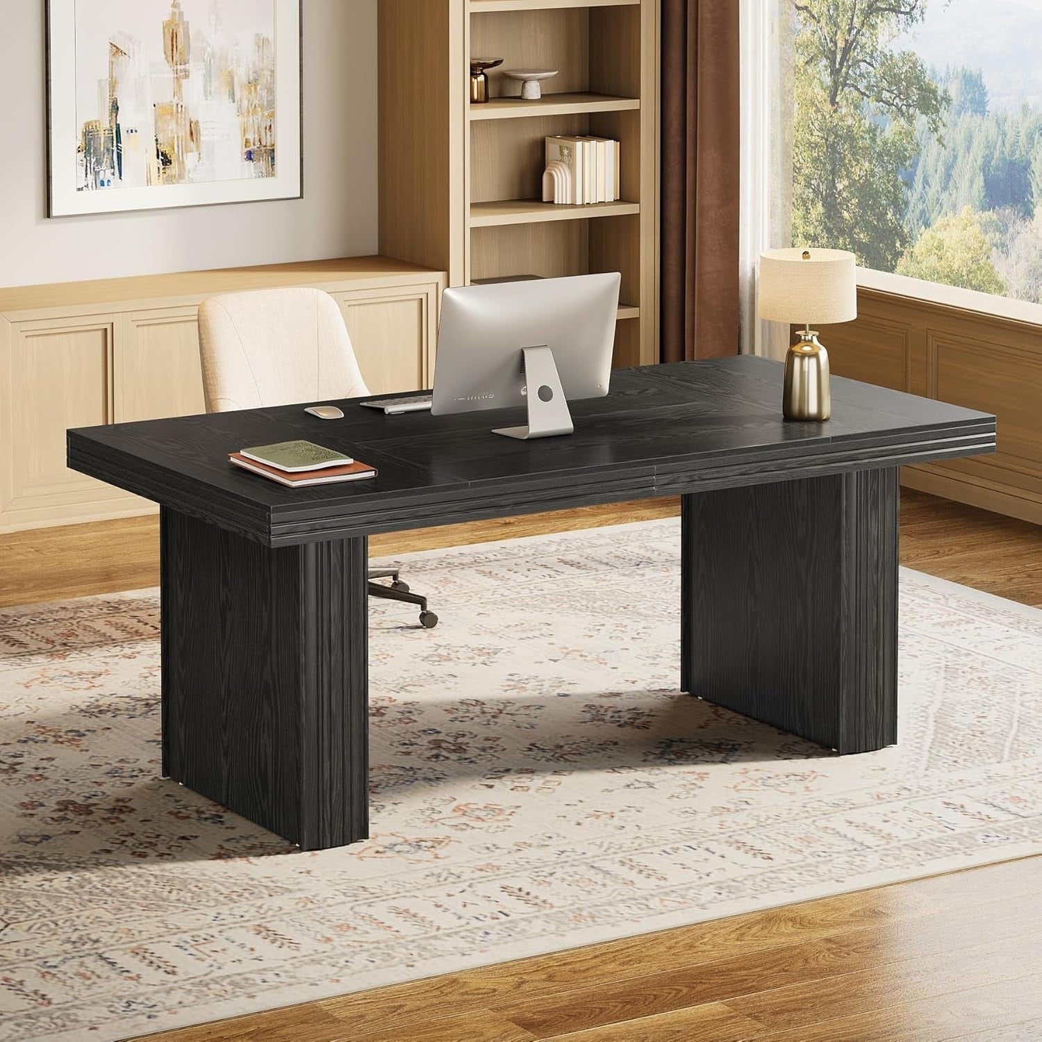 63 Executive Desk Large Office Computer Desk Writing Workstation Study Table