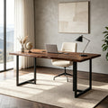 63 Home Office Desk Solid Wood Writing Desk With Edge