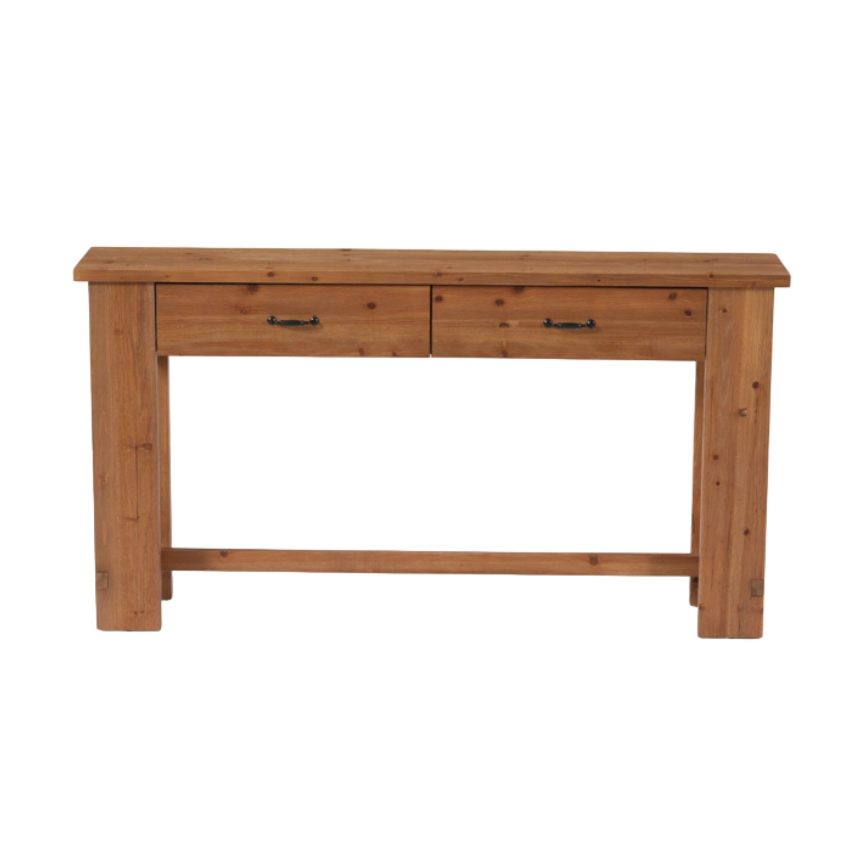 63 Solid Wood Console Table Entryway Table With Storage