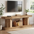 63 Tv Stand For Up To 70 Tvs Media Console With 2 Open Shelves