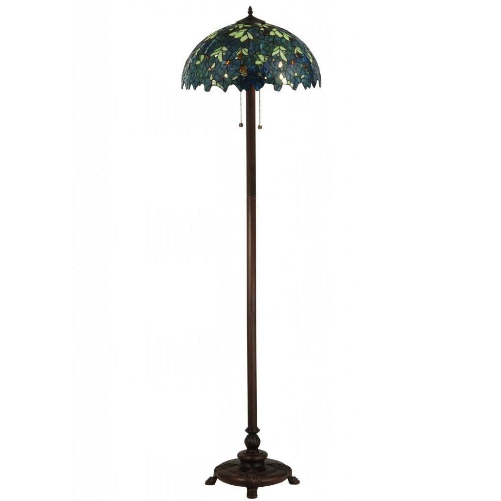 63 Inch Nightfall Wisteria Floor Lamp