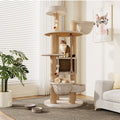 64 H Cat Tree Tower With Scratching Posts And Toys Multi Function Cat House For Indoor Cats 64