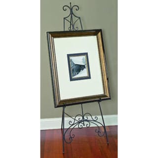 York Black Metal 65 Inch Floor Easel