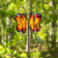 65 In. Butterfly Wings In The Wind Metal Wind Spinner