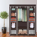 67 69 Portable Clothes Closet Wardrobe Storage Organizer With Non Woven Fabric