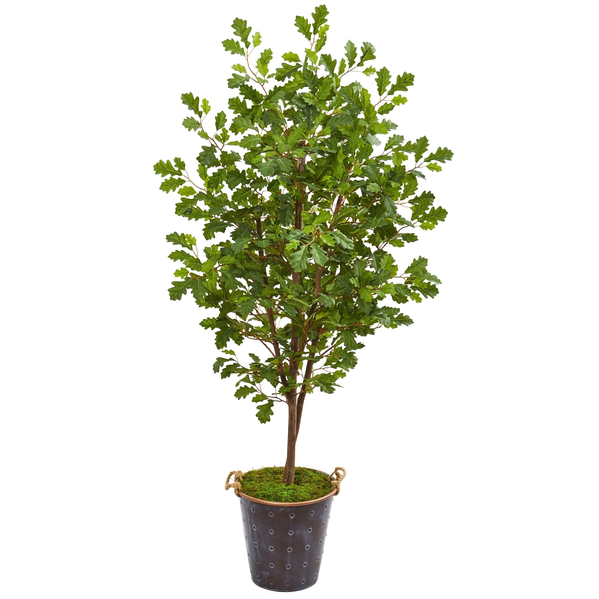 68 Oak Artificial Tree In Decorative Planter