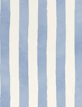 Painterly Stripe Wallpaper Swatch By Sarah Sherman Samuel, Blue