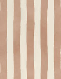 Painterly Stripe Wallpaper Swatch, by Sarah Sherman Samuel, Blush