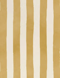 Painterly Stripe Wallpaper Swatch, by Sarah Sherman Samuel,  Ochre