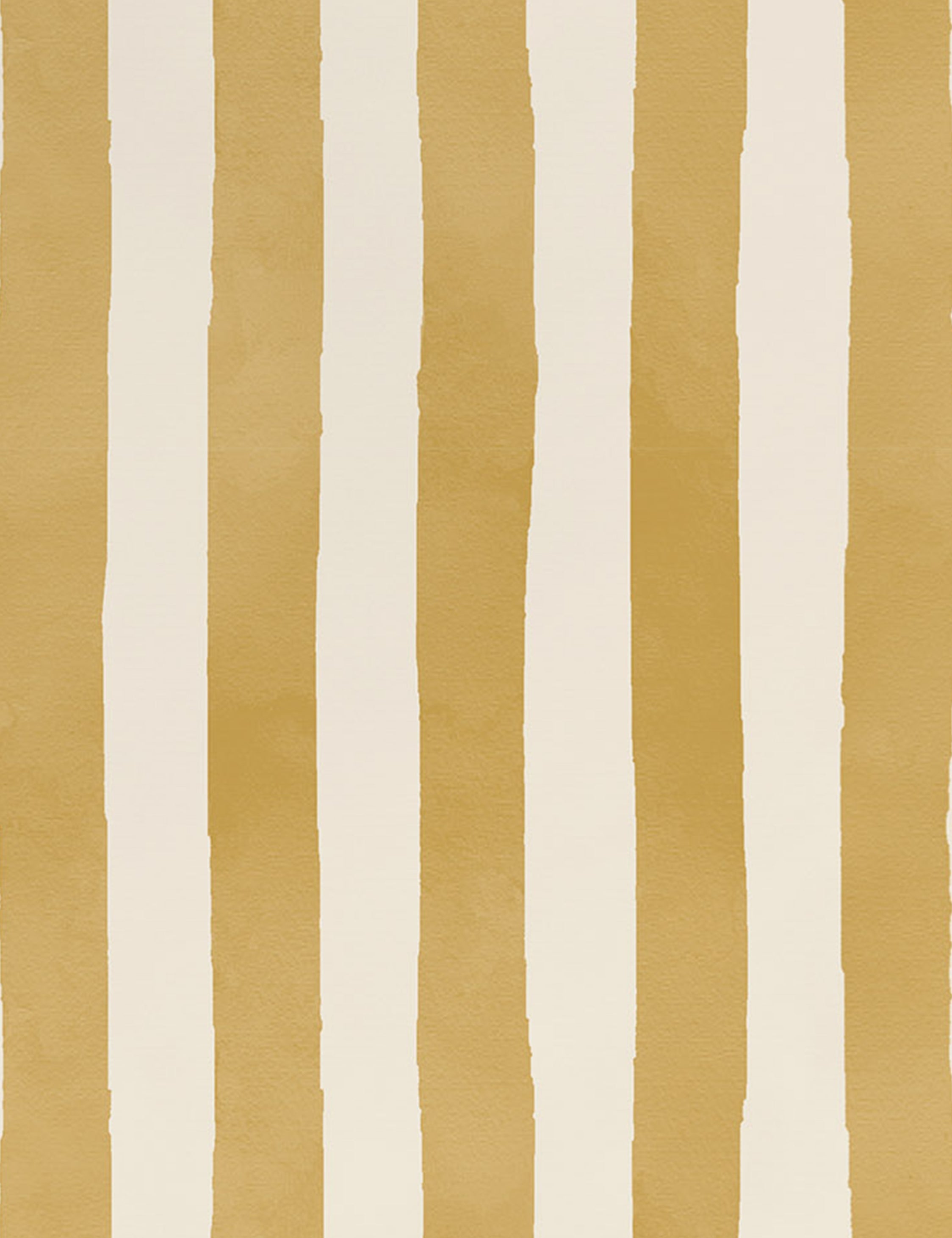 Painterly Stripe Wallpaper Swatch, by Sarah Sherman Samuel,  Ochre