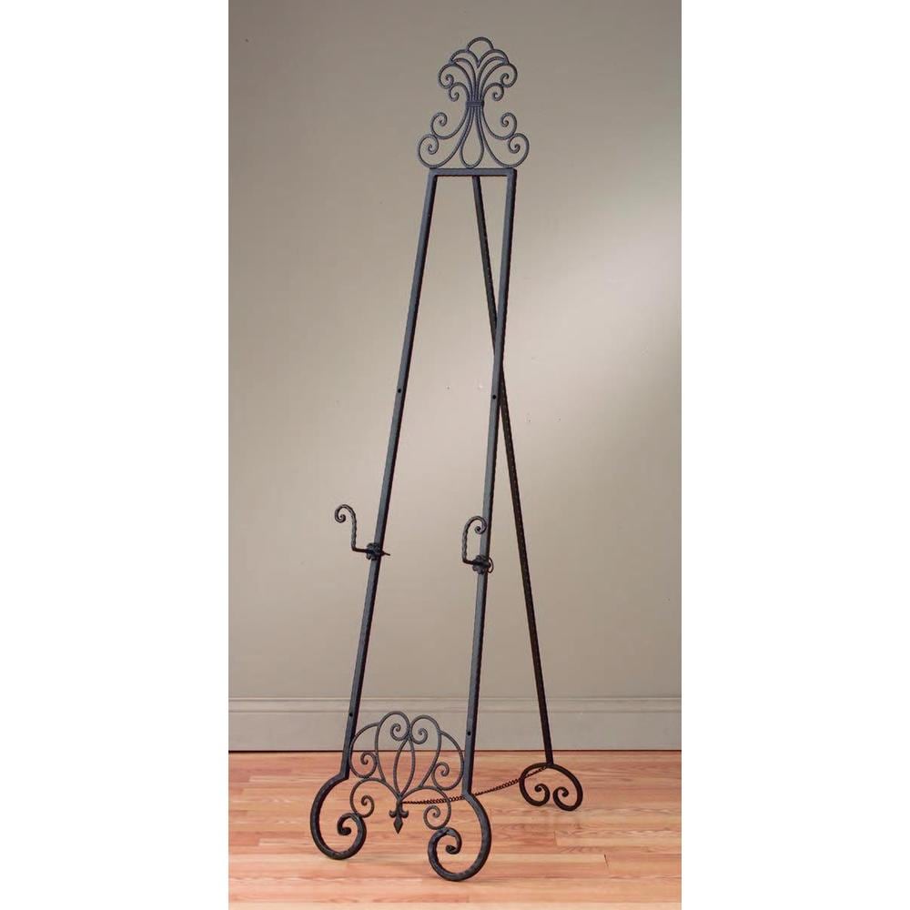 Mahogany Metal 69 Inch Floor Easel