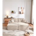 69 Cloud Sectional Couch L Shape Chaise With R Shape Chaise With Deep Seat And Comfortable 2 Seater Couch