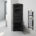 69 H Triangle Tall Cabinet With 3 Drawers And Adjustable Shelves For Bathroom Kitchen Mdf Board With Painted Finish