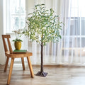 6Ft Lighted Olive Tree Floor Lamp For Indoor Decor