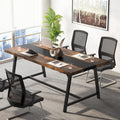 6Ft Rectangle Conference Table Industrial Wood Meeting Table Executive Desk For Conference Room Home Office