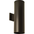 Bronze Led Outdoor Up Down Wall Cylinder