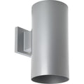 Metallic Gray Led Outdoor Wall Cylinder